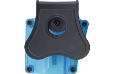 Image of Bulldog Cases &amp; Vaults Max Multi-Fit Holster, Transparent Blue Polymer Paddle Mount, MX005