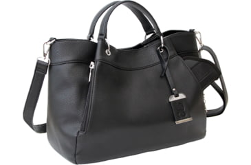 Image of Bulldog Cases &amp; Vaults Satchel Style Purse w/ Holster, Black, BDP-085