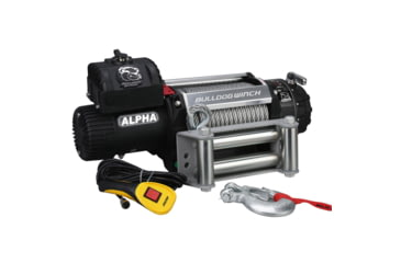 Image of Bulldog Winch 15000lb Alpha Truck Winch, Wire Rope, Roller Fairlead, 10047