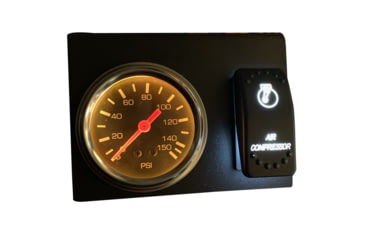 Image of Bulldog Winch 0-150PSI Air Pressure Gauge, Switch, And Mounting Bracket Assembly, 42057