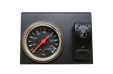 Image of Bulldog Winch 0-150PSI Air Pressure Gauge, Switch, And Mounting Bracket Assembly, 42057