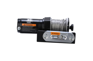 Image of Bulldog Winch 2000lb ATV Winch w/ 40ft Synthetic Rope, Aluminum Hawse Fairlead, 15010