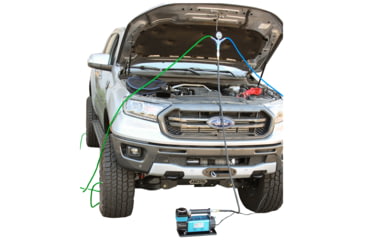 Image of Bulldog Winch 4-Tire Inflation/Deflation System, Blue/Gray, 42082