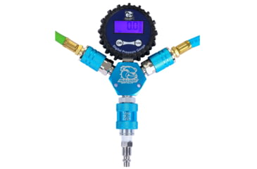 Image of Bulldog Winch 4-Tire Inflation/Deflation System, Blue/Gray, 42082