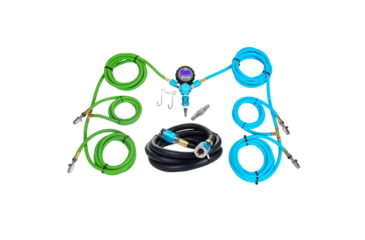 Image of Bulldog Winch 4-Tire Inflation/Deflation System, Blue/Gray, 42082