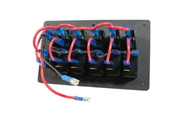 Image of Bulldog Winch 5-Switch Panel with Breakers And Voltmeter, 20267