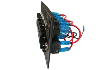 Image of Bulldog Winch 5-Switch Panel with Breakers And Voltmeter, 20267