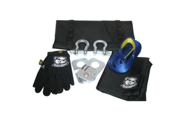 Image of Bulldog Winch 7Pc ATV Rigging Kit, Roll-Up Pouch, Black, 20034