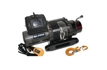 Image of Bulldog Winch 8288 Comp Winch w/ Synthetic Rope, 55ft/Min, 75ft Synthetic Rope, 10009