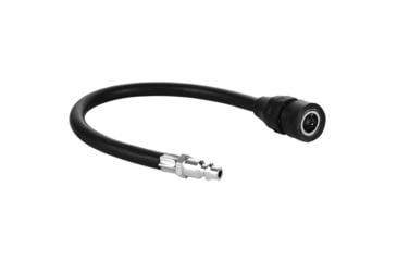 Image of Bulldog Winch Adapter Hose for 41000, 12in Rubber to Style M Quick Connect, Black, 42076