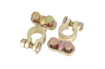Image of Bulldog Winch Battery Terminals, 1 Pr Brass Clamp-On, 20254