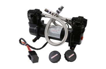 Image of Bulldog Winch Compressor, 200PSI Double Cylinder for on-Board Use 4.2CFM, Black, 41006