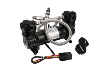 Image of Bulldog Winch Compressor, 200PSI Double Cylinder for on-Board Use 4.2CFM, Black, 41006