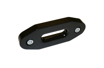 Image of Bulldog Winch Hawse Fairlead, Aluminum with 122.5mm Mount, Powersports Standard, Black, 20089