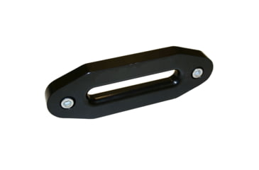 Image of Bulldog Winch Hawse Fairlead, Aluminum with 164.5mm Mount, Powersports Long Drum, Black, 20090