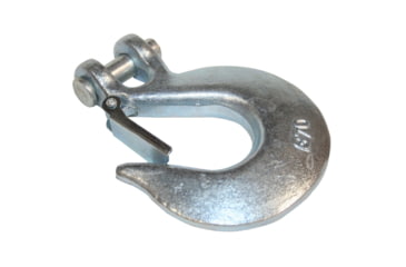 Image of Bulldog Winch Hook, 1/2in w/ Clasp G70, Alloy Steel, Zinc Plated, Black, 20123