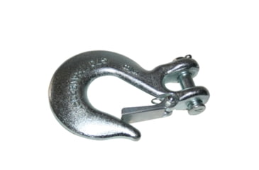 Image of Bulldog Winch Hook, 5/16in w/ Clasp G70, Alloy Steel, Zinc Plated, Silver, 20120