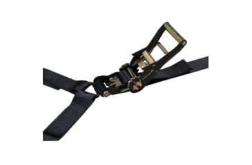 Image of Bulldog Winch Horizontal Tire Ratcheting Y Tie-Down Strap, Black, 20363