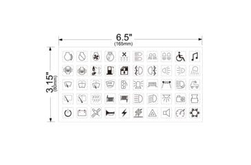 Image of Bulldog Winch Jeep/Truck Switch Labels, 20268