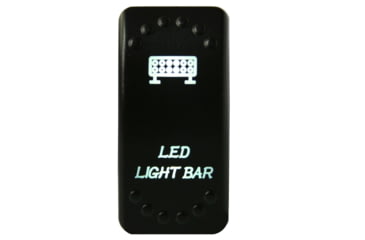 Image of Bulldog Winch LED Light Bar Rocker Switch, White, 20260
