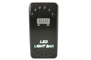 Image of Bulldog Winch LED Light Bar Rocker Switch, White, 20260