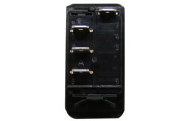 Image of Bulldog Winch Momentary Rocker Switch, Replacement for 20266, Black, 20374