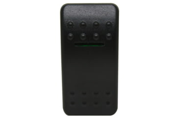 Image of Bulldog Winch Momentary Rocker Switch, Replacement for 20266, Black, 20374