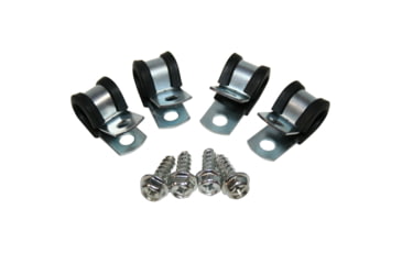 Image of Bulldog Winch P-Clamps, 1/2in Set of 4 Fits 2ga, Black, 20272