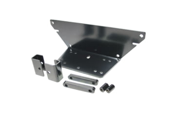 Image of Bulldog Winch Polaris Ranger Winch Mount for Ranger Crew, Black, 15194