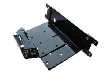 Image of Bulldog Winch Polaris Sportsman Winch Mount for Sportsman 400, 450, 500, 600, 700, 800, Black, 15159