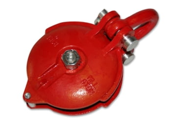 Image of Bulldog Winch Pulley Block, 32K BS 16K WLL, Red, 20077