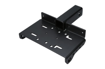 Image of Bulldog Winch Receiver Mount - Utility Winch 2X2in, ATV Winches 2K to 4K, Black, 20061R2