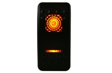 Image of Bulldog Winch Rocker Switch-ON/OFF 5-Pin, Amber, 20259