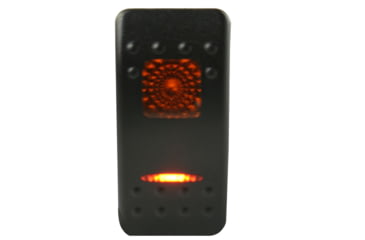 Image of Bulldog Winch Rocker Switch-ON/OFF 5-Pin, Amber, 20259