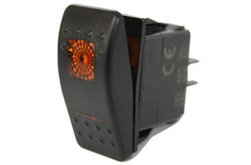 Image of Bulldog Winch Rocker Switch-ON/OFF 5-Pin, Amber, 20259