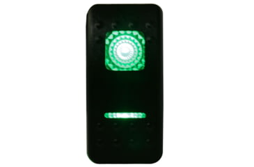 Image of Bulldog Winch Rocker Switch-ON/OFF 5-Pin, Green, 20257