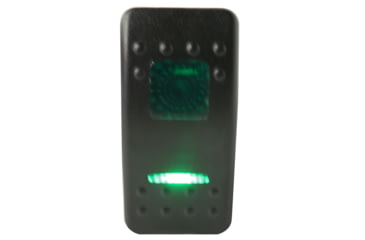 Image of Bulldog Winch Rocker Switch-ON/OFF 5-Pin, Green, 20257