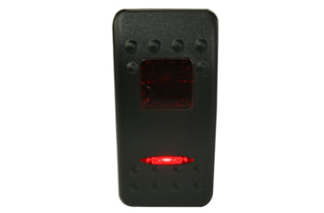 Image of Bulldog Winch Rocker Switch-ON/OFF 5-Pin, Red, 20256
