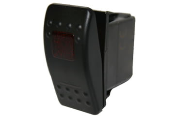 Image of Bulldog Winch Rocker Switch-ON/OFF 5-Pin, Red, 20256