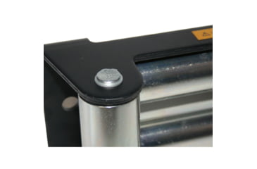 Image of Bulldog Winch Roller Fairlead, 10in Truck Value, Textured Black Finish, Black, 30003T