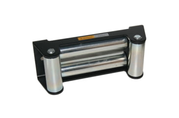 Image of Bulldog Winch Roller Fairlead, 10in Truck Value, Textured Black Finish, Black, 30003T