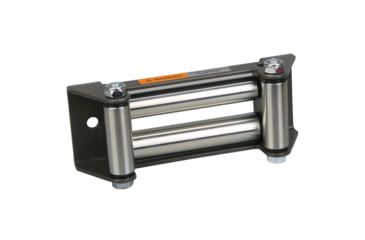 Image of Bulldog Winch Roller Fairlead, Powersports 165mm Mount, Grey, 20059G