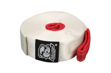 Image of Bulldog Winch Snatch Strap, 3in x 30ft 19.8k BS, 10K WLL, White, 20134