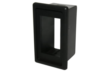 Image of Bulldog Winch Switch Mounting Panel - Single, Black, 20265