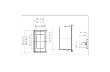 Image of Bulldog Winch Switch Mounting Panel - Single, Black, 20265