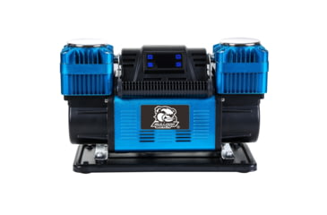 Image of Bulldog Winch Twin Head Portable Compressor 150PSI, 10.6CFM, Automatic, Blue/Gray, 41013