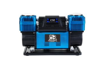 Image of Bulldog Winch Twin Head Portable Compressor 150PSI, 10.6CFM, Automatic, Blue/Gray, 41013
