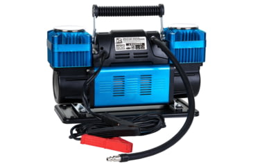 Image of Bulldog Winch Twin Head Portable Compressor 150PSI, 10.6CFM, Automatic, Blue/Gray, 41013