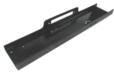 Image of Bulldog Winch Universal Mounting Plate Mid-Range 6.5X4.5in Mount, Black, 20019