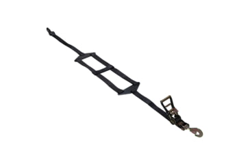 Image of Bulldog Winch Vertical Tire Ratcheting inhin Tie-Down Strap, 10,000 lb Breaking Strength, Black, 20362